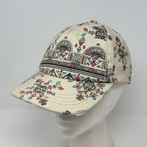 Billabong Women's Multi Color Design Adjustable Strap Back Baseball Hat Cap